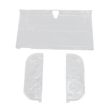 Imagem de Transparent Case for Dockable Shockproof Scratch Game Console Back Protective Shell Clear PC Material Compatible with OLED and Controllers
