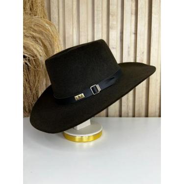 Imagem de Chapéu Country Unissex Americano Rodeio Cowboy - Su, Marrom