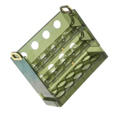 Imagem de 3-layer Egg Storage Organizer Transparent Folding Egg Holder 30 Capacity Refrigerator Rack