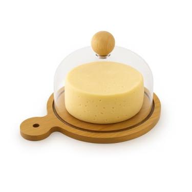 Imagem de Queijeira De Luxo Com Tampa E Apoio Para Pegar 19 x 15cm