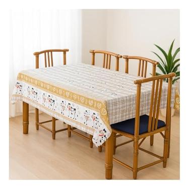 Imagem de Toalha para Mesa 6 Lugares 2,00 x 1,40cm Tecido Oxford Retangular Fácil de Limpar(Modelo - 21)