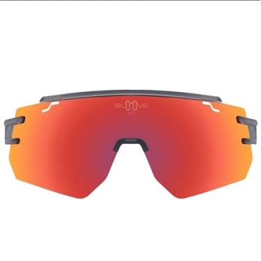 Imagem de Óculos de Sol Esportivo Bloovs. Armação TR90, Lentes Polarizadas UV400, Galibier Red com Apoiadores Nasais Ajustáveis, Hastes de Silicone Soft-Touch e Clipe para lente de grau.