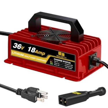 Imagem de SDULIBITIY Carregador De Carrinho De Golfe 36V 18Amp Volt, Carregador Ezgo Carregador De Bateria De Carrinho De Golfe De Lítio Ezgo Txt Carregador De Carrinho De Golfe 36V Carregador De Gotejamento