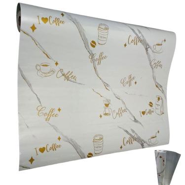 Imagem de Papel de Parede Autocolante Adesivo Marmore Obra Reforma Reparo Construçao Casa Cozinha Decoraçao Envelopamento Moveis