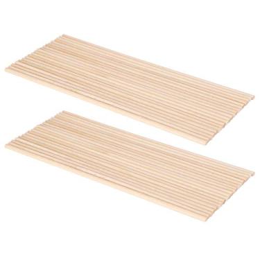 Imagem de Fayelume Kit de argila de reparo de relógio de madeira, 40 peças de ferramentas de varetas de limpeza de relojoeiros, madeira para reparo de relógios, hastes redondas para limpeza de artesanato