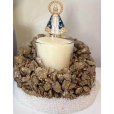 Imagem de Velas Perfumadas Com Aroma de Lavanda, Essenciais Para Criar Um Ambiente Refinado em Sua Casa, Enchendo Seu EspaçO Com Uma FragrâNcia Delicada.(Vela Luminaria Dourada)