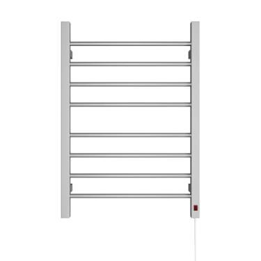 Imagem de Toalheiro Térmico Grande 2 Toalhas Circolare Due Cinza 220V Direito