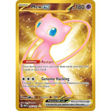 Imagem de Cartão Pokémon Pokémon Mew ex 205/165 Secret Rare - Pokemon