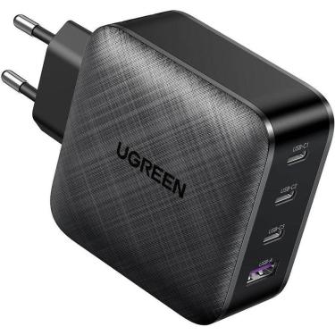 Imagem de Carregador Ugreen 65W Gan 4 Portas Multiporta Usb-A Type C