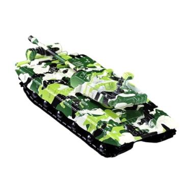 Imagem de MERIGLARE Miniatura de tanque T99A em escala 1/52, veículo sobre rodas, brinquedo realista para exibição, modelo 4D de tanque para prateleira