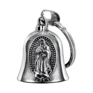 Imagem de Colar Masculino Vintage Com Pingente De Sino De Cruz Cristã De Jesus, 