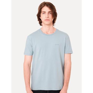 Imagem de Camiseta John John Masculina Slim Fit Cotton Azul Claro-Masculino