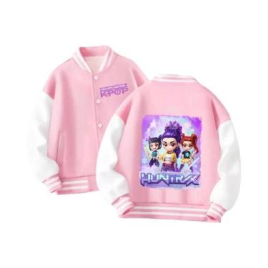 Imagem de Jaqueta De Beisebol Kpop Demon Hunter Para Meninas, Manga Longa, Casac