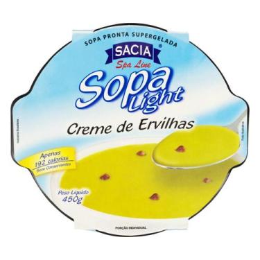 Imagem de Creme de Ervilhas Light Sacia 450g