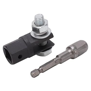 Imagem de aqxreight Adaptador de Tesoura de 1/2 pol. Adaptador de Soquete de Broca de Impacto de Metal - Ferramenta de Levantamento de Carro de Serviço para Extremidades de Olho único Em Formato de U -