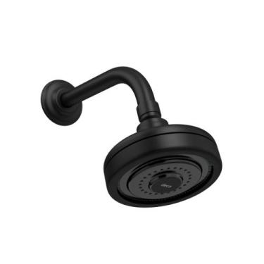 Imagem de Chuveiro Deca Com Tubo De Parede Acqua Plus Standart Black Matte - 199