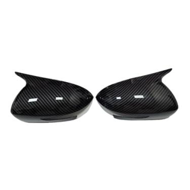 Imagem de Compatível com Kia Sportage KX5 2016 2017 2018 2019 Tampa do espelho retrovisor lateral do carro Tampa da asa Porta externa Carcaça Shell Guarnição ABS Carbono(Carbon Look)