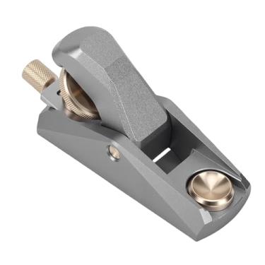 Imagem de Jectse Plaina de Madeira, Plaina Manual de Baixo ângulo de Latão de Liga de Alumínio Com ângulo de Trabalho de 33 Graus e Alça Ergonômica para Chanfrar Rebarbação de Marcenaria Fina