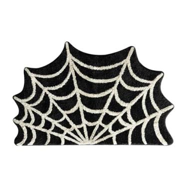 Imagem de Llazsybz Tapete de Halloween para Interiores, Decoração Elegante para Entrada, Tapete de Rede para Banheiro, Tapete para Porta de Entrada, para Cozinha, Casa, 40cm x 60cm x 2cm