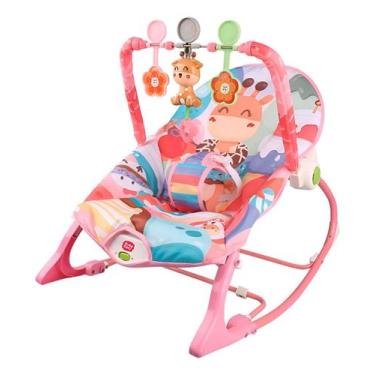 Imagem de Cadeira de Descanso e Balanço Bebê Musical Baby Bear, Girafa