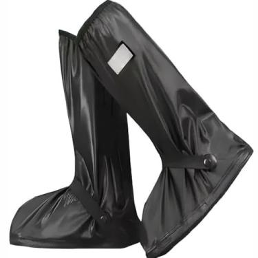 Imagem de Protetor de Calçado Impermeável para Motociclista, Polaina Galocha, Capa Protetora para Botas (G 40-42),