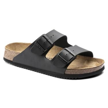 Imagem de Birkenstock Arizona Sandálias de couro oleado, Preto, 35 Regular