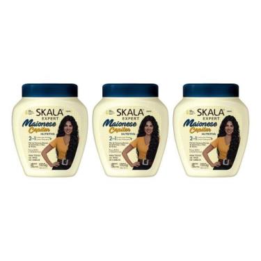 Imagem de Creme Skala 1Kg Maionese Capilar-Kit C/3Un