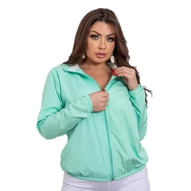 Imagem de Jaqueta Corta Vento Feminino Forrada Impermeável com Bolsos e Touca Donna Martins-Feminino