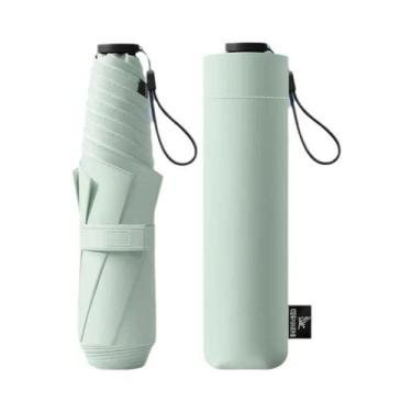 Imagem de Guarda-chuva Manual Portátil Estilo Japonês 125g Proteção UV Resistent