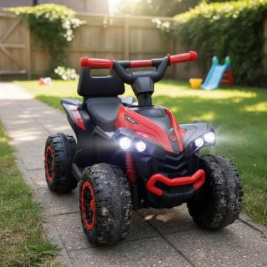 Imagem de Quadriciclo Infantil Com Pedal Elétrico 6v Sons E Farol Led - World Im