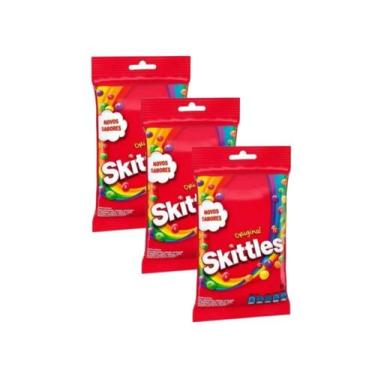 Imagem de Bala Skittles Original 95g - 3 unid