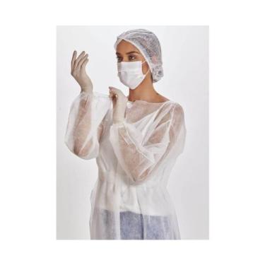 Imagem de 10 Avental Descartável Tnt Manga Longa Gramatura 20 - Eclypes