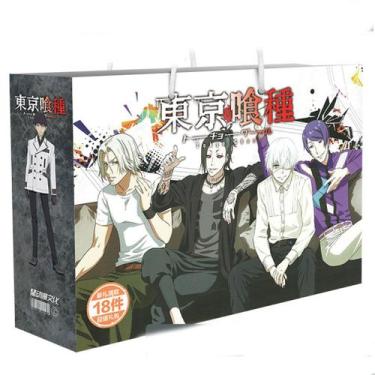Imagem de Conjunto de caixas Tokyo Ghoul Anime Manga 18 unidades DIY Stand Stick