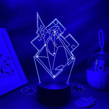 Imagem de Night Light 3D Genshins Impacts Game Sign USB Touch Control - Taiyuank