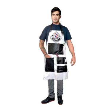 Imagem de Avental Oxford P- Barbearia 4670 Santa Clara