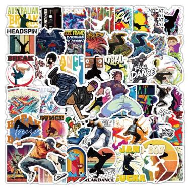 Imagem de Pacote de adesivos com tema Breakdance, 50 unidades para adolescentes 