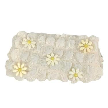 Imagem de Estojo de lápis Cute Daisy Puff Style de grande capacidade de armazena