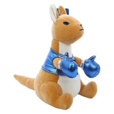 Imagem de Adorável boneca de pelúcia canguru de boxe, criativa e engra - Gloome 