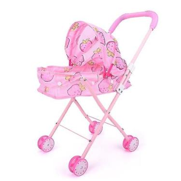Imagem de Carrinho de bebê Simulation Baby Dolls dobrável para crianças - Gloome