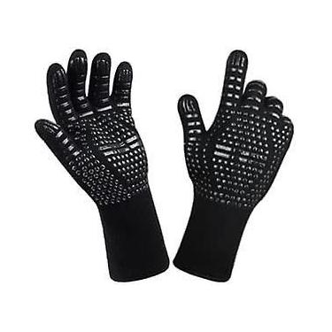 Imagem de Luvas de grelha Luvas à prova de fogo resistentes ao calor de 800 C - 