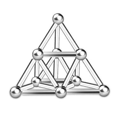 Imagem de Brinquedo de construção de cubos de blocos de construção magnéticos - 