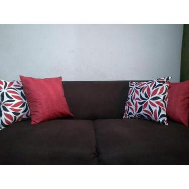 Imagem de 4 Capas Almofadas Lindas Decorativas Sala Sofá Ziper Oculto - Fr Enxov