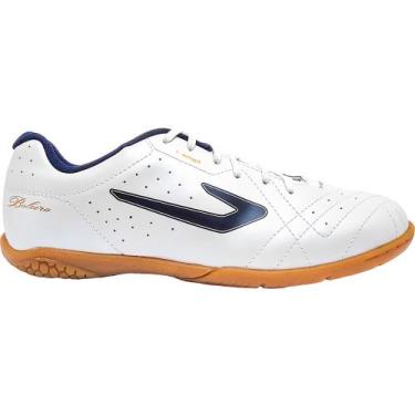 Imagem de Chuteira futsal topper boleiro v, Branco, Marinho, 42