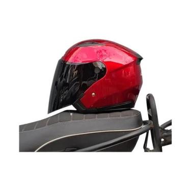 Imagem de Capacete De Motocicleta Unissex Com Lente Dupla Semi-Coberta JIEKAI-51