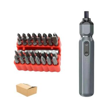 Imagem de Chave De Fenda Elétrica Compacta Sem Fio Com Bateria De Lítio Recarreg