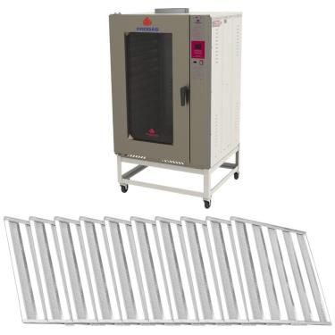 Imagem de KIT - Forno Turbo á Gás 10 Esteiras PRP-10000 G2 Bivolt + 10 esteiras - Progás