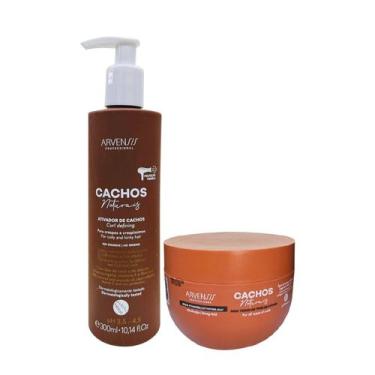 Imagem de Kit Arvensis Professional Cachos Naturais - Ativador De Cachos Crespos