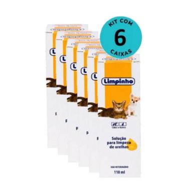 Imagem de Kit Loção Limpadora de Orelhas Limpinho 110ml Com 6 unidades