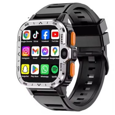 Imagem de Relógio Smartwatch S8 Ultra 4G  Celular Integrado, Dupla Câmera, Wi-Fi