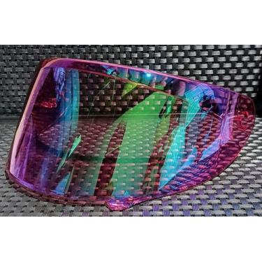 Imagem de Viseira Capacete Axxis /Asx Draken V18b Original Camaleao/pink